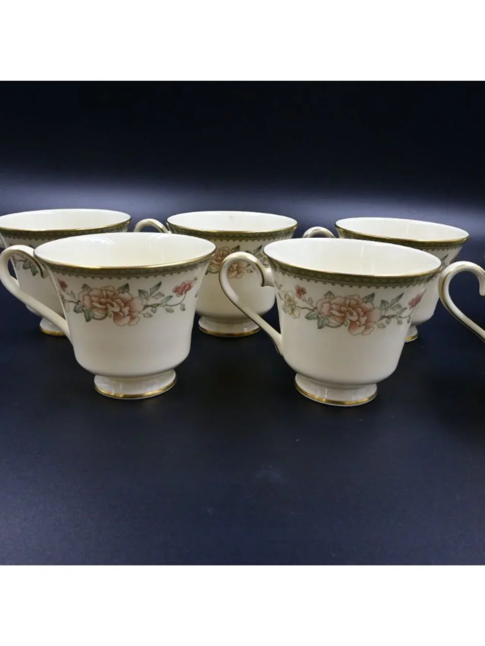 Royal Doulton Minton Jasmine Teacup Bundle Of 8